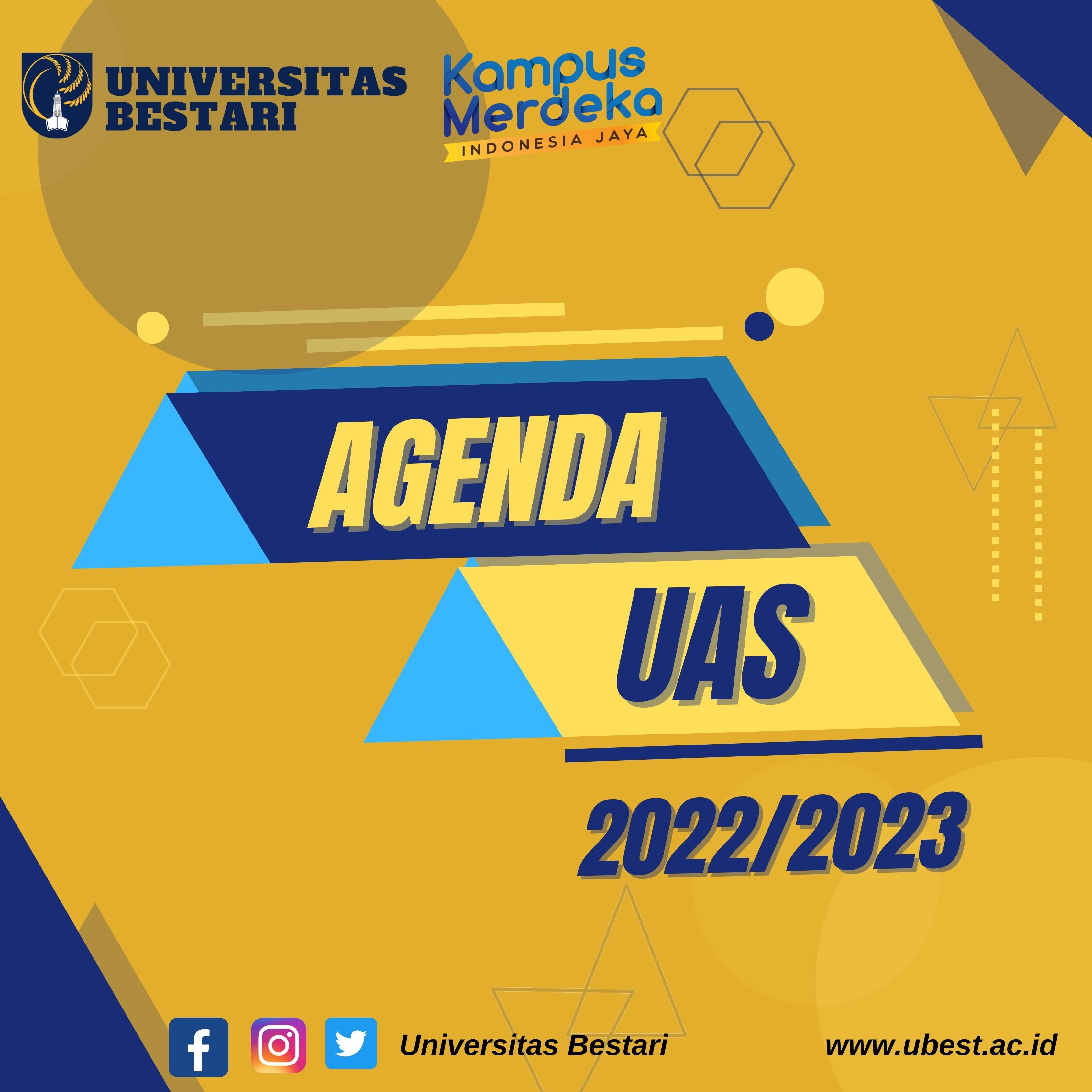 Agenda Kegiatan Ujian AKhir Semester Ganjil 2022/2023