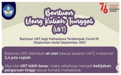 Beasiswa Uang Kuliah Tunggal (UKT)