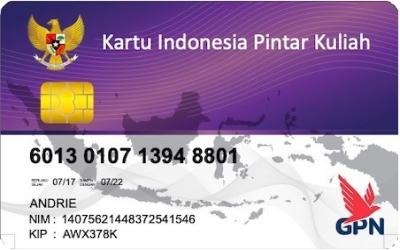Beasiswa Kartu Indonesia Pinter (KIP) Kuliah